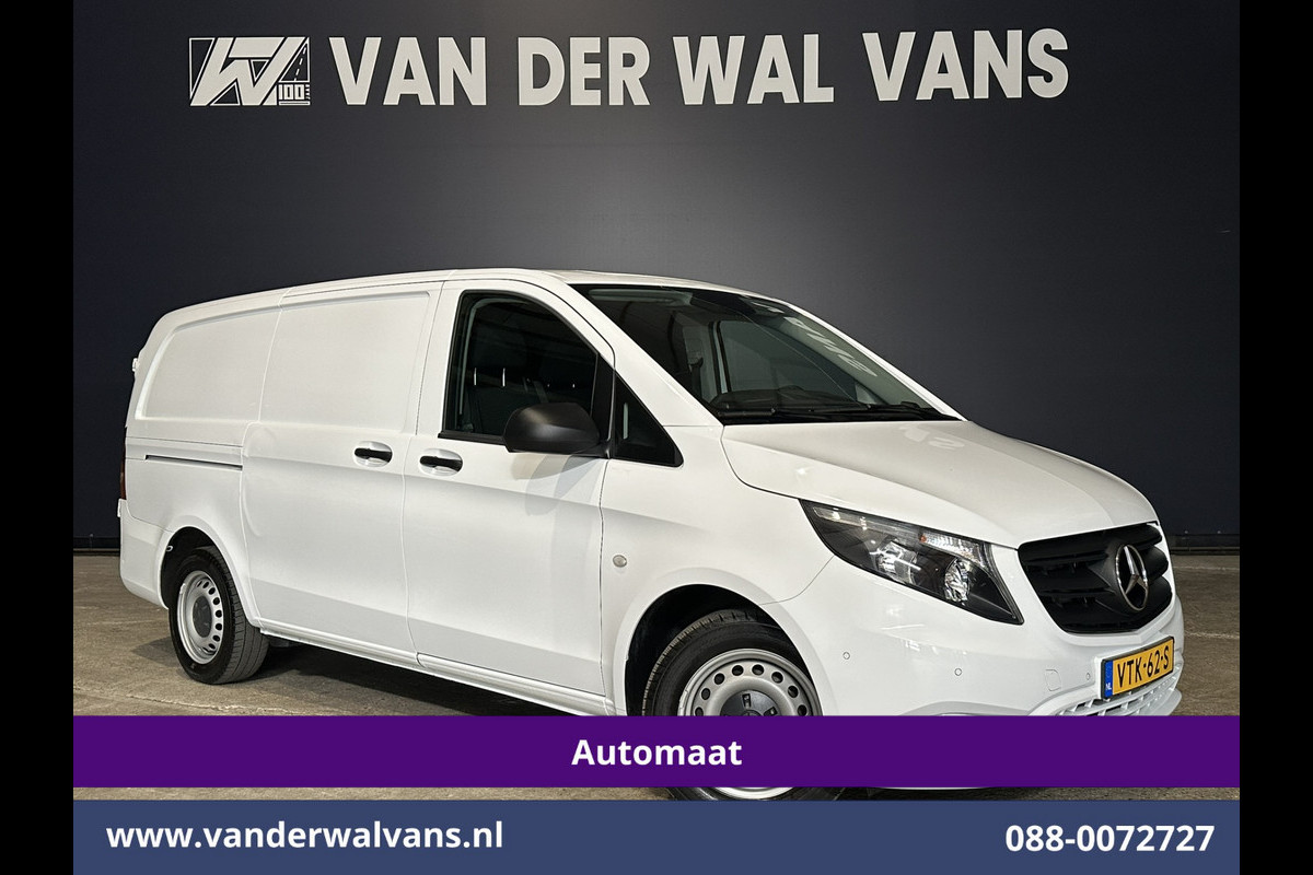 Mercedes-Benz Vito 116 CDI 164pk 9G-Tronic Automaat L2H1 Euro6 Airco | Camera | Apple Carplay Android Auto, Cruisecontrol, 2500kg Trekhaak, Parkeersensoren, Bijrijdersbank