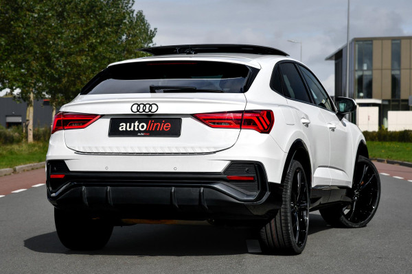 Audi Q3 Sportback 45 TFSI e 3x S-Line. Pano, ACC, 360, Stuurvw, Keyless, Sfeer, Sonos, Dodeh, Matrix, 21''!