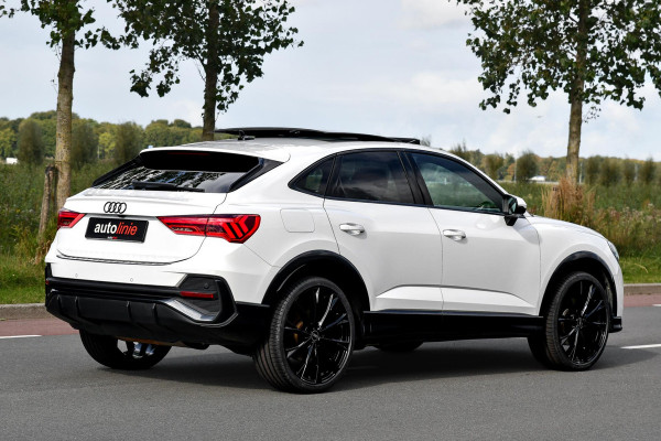Audi Q3 Sportback 45 TFSI e 3x S-Line. Pano, ACC, 360, Stuurvw, Keyless, Sfeer, Sonos, Dodeh, Matrix, 21''!