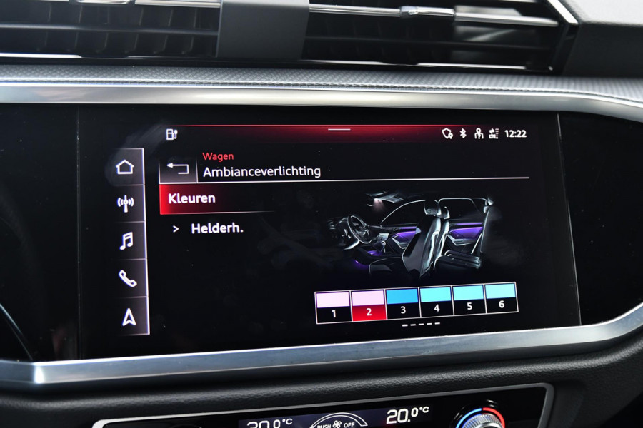 Audi Q3 Sportback 45 TFSI e 3x S-Line. Pano, ACC, 360, Stuurvw, Keyless, Sfeer, Sonos, Dodeh, Matrix, 21''!