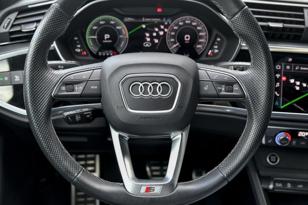 Audi Q3 Sportback 45 TFSI e 3x S-Line. Pano, ACC, 360, Stuurvw, Keyless, Sfeer, Sonos, Dodeh, Matrix, 21''!