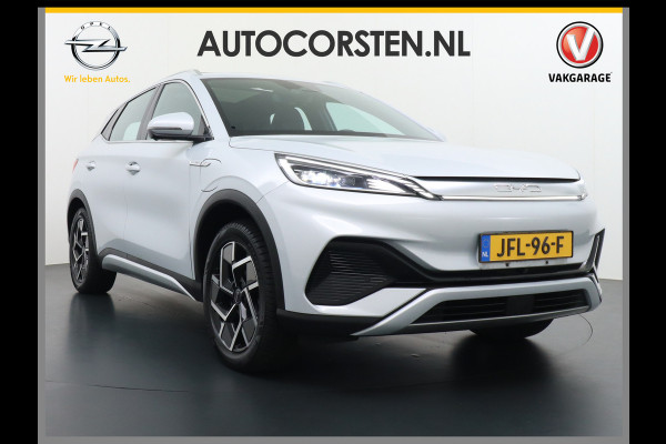 BYD ATTO 3 60kWh Design Pano-dak Leer+Elektr.Verst. Warmtepomp Adaptieve-Cr 360°Camera Apple Carplay Android Auto Elektr.A-klep Design Cont Verkeersbord detectie WiFi DAB Led Rijstrooksensor Fabrieksgarantie tot 31-7-2029/150.000km Garantie op de tractiebatterij tot 31-7-2031/200.000km  44.000 euro nieuw!