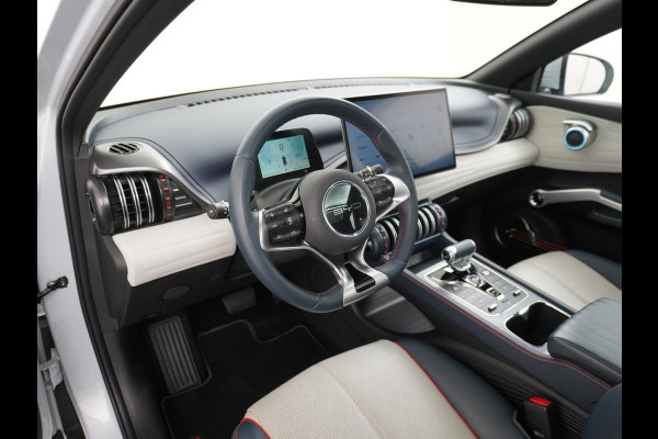 BYD ATTO 3 60kWh Design Pano-dak Leer+Elektr.Verst. Warmtepomp Adaptieve-Cr 360°Camera Apple Carplay Android Auto Elektr.A-klep Design Cont Verkeersbord detectie WiFi DAB Led Rijstrooksensor Fabrieksgarantie tot 31-7-2029/150.000km Garantie op de tractiebatterij tot 31-7-2031/200.000km  44.000 euro nieuw!