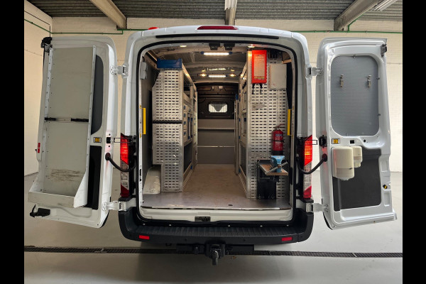Ford Transit 350 Servicewagen 2.0 TDCI 130pk euro6 L3H2 Trend Sortimo Inrichting Victron v230 Standkachel Trekhaak RIJKLAARPRIJS!