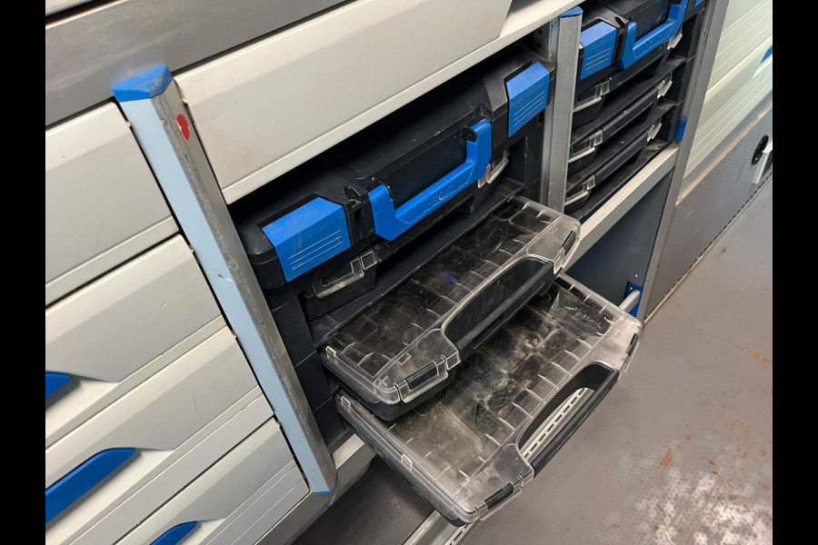Ford Transit 350 Servicewagen 2.0 TDCI 130pk euro6 L3H2 Trend Sortimo Inrichting Victron v230 Standkachel Trekhaak RIJKLAARPRIJS!