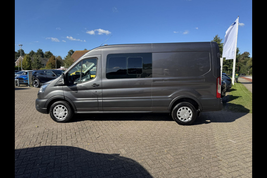 Ford Transit 350 2.0 TDCI L3H2 DC Trend | 6-zits | 170pk |  Dubbele Cabine  | Navigatie | Camera | Trekhaak | Stoelverwarming | Armsteun Ford Transit 350 2.0 TDCI L3H2 DC Trend | 6-zits | 170pk |  Dubbele Cabine  | Navigatie | Camera | Trekhaak | Stoelverwarming | Armsteun