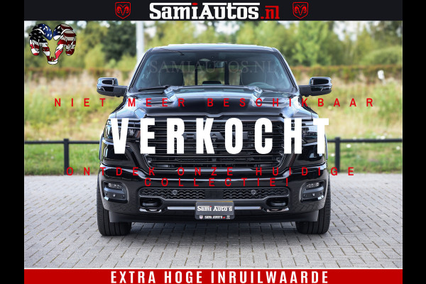 Dodge Ram 1500 Night Premium | Full Option | De Meest Luxe Pick-Up in zijn Klasse | Comfortabele Dubbele Cabine met Royale 5 Zitplaatsen | BPM vrij | Nu Leverbaar uit Voorraad | Voorraad Nr 2283 - 3326
