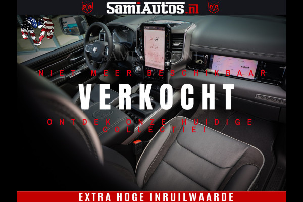 Dodge Ram 1500 Night Premium | Full Option | De Meest Luxe Pick-Up in zijn Klasse | Comfortabele Dubbele Cabine met Royale 5 Zitplaatsen | BPM vrij | Nu Leverbaar uit Voorraad | Voorraad Nr 2283 - 3326