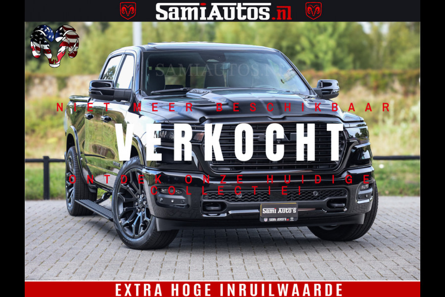 Dodge Ram 1500 Night Premium | Full Option | De Meest Luxe Pick-Up in zijn Klasse | Comfortabele Dubbele Cabine met Royale 5 Zitplaatsen | BPM vrij | Nu Leverbaar uit Voorraad | Voorraad Nr 2283 - 3326