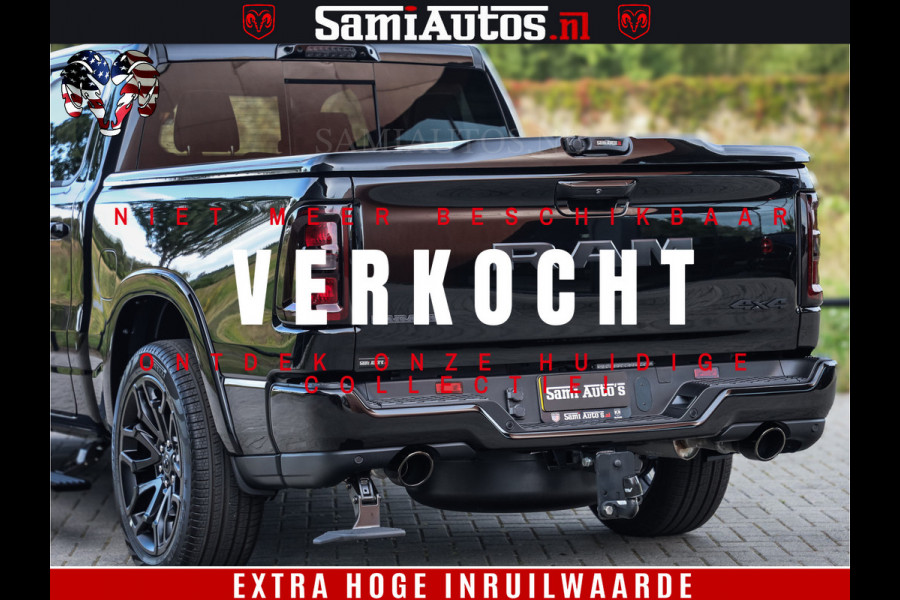Dodge Ram 1500 Night Premium | Full Option | De Meest Luxe Pick-Up in zijn Klasse | Comfortabele Dubbele Cabine met Royale 5 Zitplaatsen | BPM vrij | Nu Leverbaar uit Voorraad | Voorraad Nr 2283 - 3326