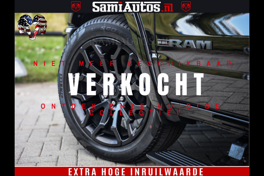 Dodge Ram 1500 Night Premium | Full Option | De Meest Luxe Pick-Up in zijn Klasse | Comfortabele Dubbele Cabine met Royale 5 Zitplaatsen | BPM vrij | Nu Leverbaar uit Voorraad | Voorraad Nr 2283 - 3326