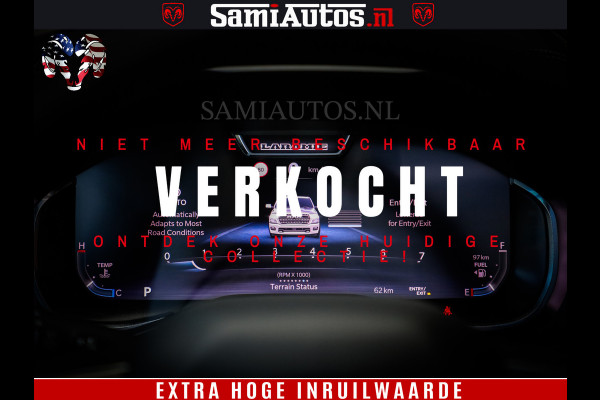 Dodge Ram 1500 Night Premium | Full Option | De Meest Luxe Pick-Up in zijn Klasse | Comfortabele Dubbele Cabine met Royale 5 Zitplaatsen | BPM vrij | Nu Leverbaar uit Voorraad | Voorraad Nr 2283 - 3326