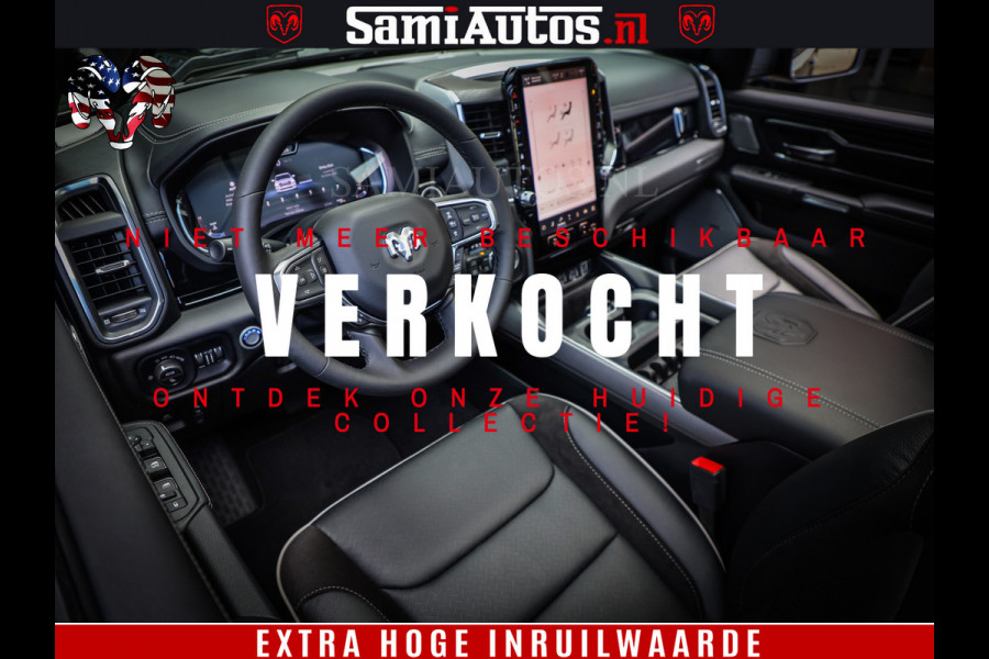 Dodge Ram 1500 Night Premium | Full Option | De Meest Luxe Pick-Up in zijn Klasse | Comfortabele Dubbele Cabine met Royale 5 Zitplaatsen | BPM vrij | Nu Leverbaar uit Voorraad | Voorraad Nr 2283 - 3326