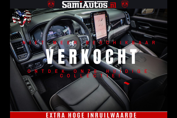 Dodge Ram 1500 Night Premium | Full Option | De Meest Luxe Pick-Up in zijn Klasse | Comfortabele Dubbele Cabine met Royale 5 Zitplaatsen | BPM vrij | Nu Leverbaar uit Voorraad | Voorraad Nr 2283 - 3326