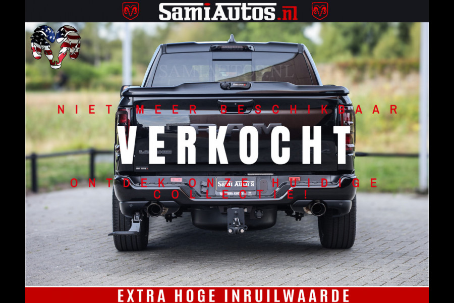 Dodge Ram 1500 Night Premium | Full Option | De Meest Luxe Pick-Up in zijn Klasse | Comfortabele Dubbele Cabine met Royale 5 Zitplaatsen | BPM vrij | Nu Leverbaar uit Voorraad | Voorraad Nr 2283 - 3326