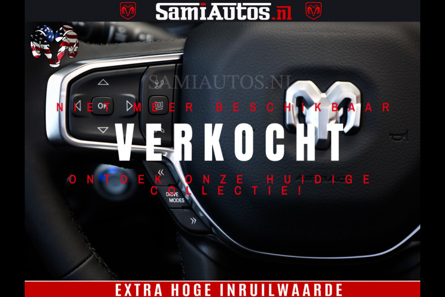 Dodge Ram 1500 Night Premium | Full Option | De Meest Luxe Pick-Up in zijn Klasse | Comfortabele Dubbele Cabine met Royale 5 Zitplaatsen | BPM vrij | Nu Leverbaar uit Voorraad | Voorraad Nr 2283 - 3326