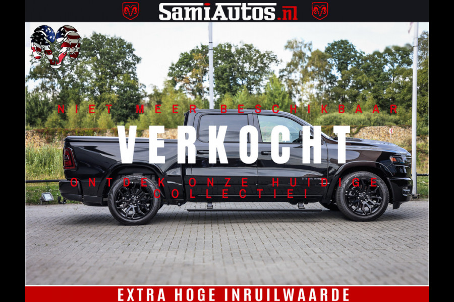 Dodge Ram 1500 Night Premium | Full Option | De Meest Luxe Pick-Up in zijn Klasse | Comfortabele Dubbele Cabine met Royale 5 Zitplaatsen | BPM vrij | Nu Leverbaar uit Voorraad | Voorraad Nr 2283 - 3326