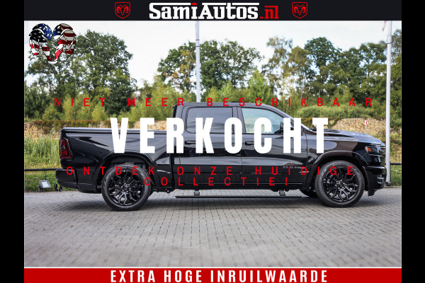 Dodge Ram 1500 Night Premium | Full Option | De Meest Luxe Pick-Up in zijn Klasse | Comfortabele Dubbele Cabine met Royale 5 Zitplaatsen | BPM vrij | Nu Leverbaar uit Voorraad | Voorraad Nr 2283 - 3326