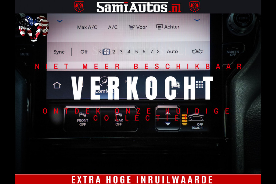 Dodge Ram 1500 Night Premium | Full Option | De Meest Luxe Pick-Up in zijn Klasse | Comfortabele Dubbele Cabine met Royale 5 Zitplaatsen | BPM vrij | Nu Leverbaar uit Voorraad | Voorraad Nr 2283 - 3326