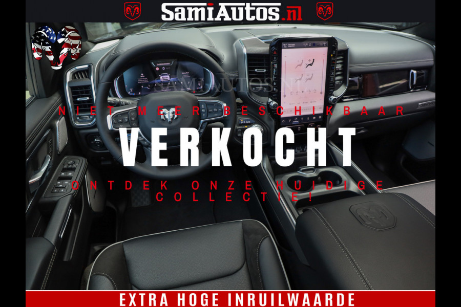 Dodge Ram 1500 Night Premium | Full Option | De Meest Luxe Pick-Up in zijn Klasse | Comfortabele Dubbele Cabine met Royale 5 Zitplaatsen | BPM vrij | Nu Leverbaar uit Voorraad | Voorraad Nr 2283 - 3326
