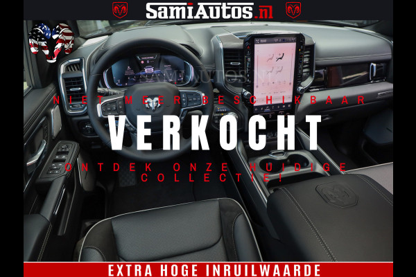 Dodge Ram 1500 Night Premium | Full Option | De Meest Luxe Pick-Up in zijn Klasse | Comfortabele Dubbele Cabine met Royale 5 Zitplaatsen | BPM vrij | Nu Leverbaar uit Voorraad | Voorraad Nr 2283 - 3326
