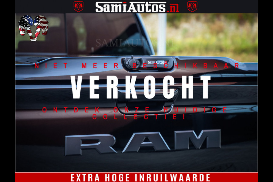 Dodge Ram 1500 Night Premium | Full Option | De Meest Luxe Pick-Up in zijn Klasse | Comfortabele Dubbele Cabine met Royale 5 Zitplaatsen | BPM vrij | Nu Leverbaar uit Voorraad | Voorraad Nr 2283 - 3326