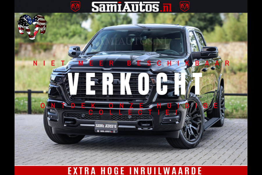 Dodge Ram 1500 Night Premium | Full Option | De Meest Luxe Pick-Up in zijn Klasse | Comfortabele Dubbele Cabine met Royale 5 Zitplaatsen | BPM vrij | Nu Leverbaar uit Voorraad | Voorraad Nr 2283 - 3326