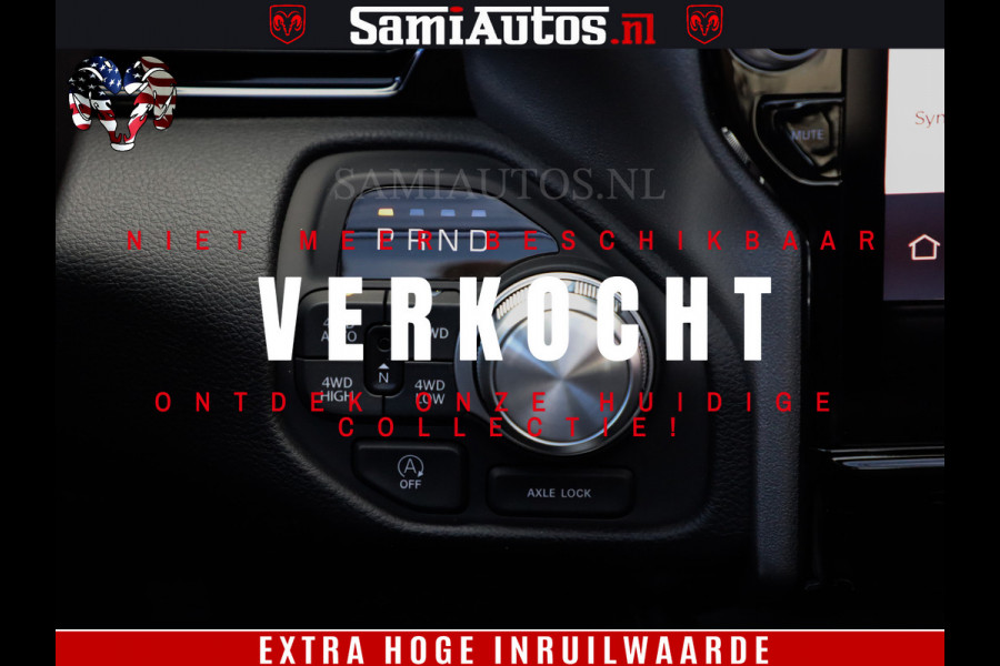 Dodge Ram 1500 Night Premium | Full Option | De Meest Luxe Pick-Up in zijn Klasse | Comfortabele Dubbele Cabine met Royale 5 Zitplaatsen | BPM vrij | Nu Leverbaar uit Voorraad | Voorraad Nr 2283 - 3326