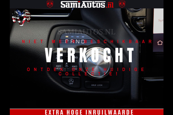 Dodge Ram 1500 Night Premium | Full Option | De Meest Luxe Pick-Up in zijn Klasse | Comfortabele Dubbele Cabine met Royale 5 Zitplaatsen | BPM vrij | Nu Leverbaar uit Voorraad | Voorraad Nr 2283 - 3326