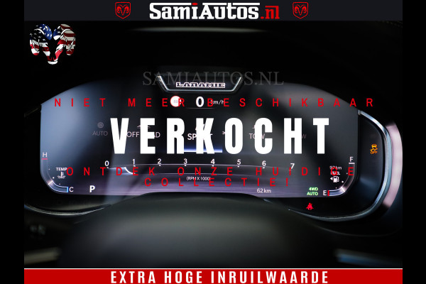 Dodge Ram 1500 Night Premium | Full Option | De Meest Luxe Pick-Up in zijn Klasse | Comfortabele Dubbele Cabine met Royale 5 Zitplaatsen | BPM vrij | Nu Leverbaar uit Voorraad | Voorraad Nr 2283 - 3326