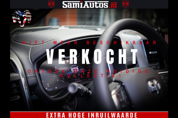 Dodge Ram 1500 Night Premium | Full Option | De Meest Luxe Pick-Up in zijn Klasse | Comfortabele Dubbele Cabine met Royale 5 Zitplaatsen | BPM vrij | Nu Leverbaar uit Voorraad | Voorraad Nr 2283 - 3326