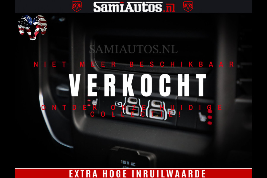 Dodge Ram 1500 Night Premium | Full Option | De Meest Luxe Pick-Up in zijn Klasse | Comfortabele Dubbele Cabine met Royale 5 Zitplaatsen | BPM vrij | Nu Leverbaar uit Voorraad | Voorraad Nr 2283 - 3326
