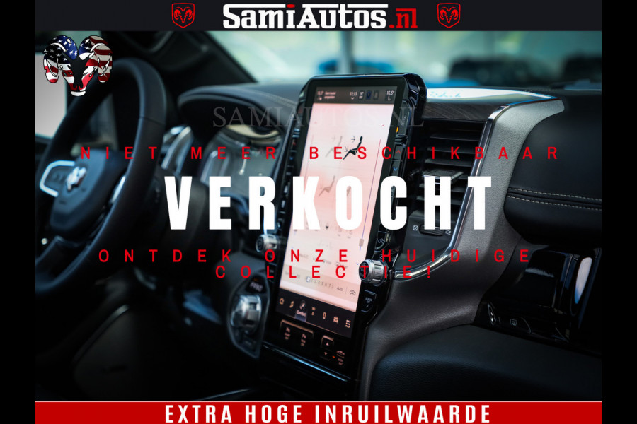Dodge Ram 1500 Night Premium | Full Option | De Meest Luxe Pick-Up in zijn Klasse | Comfortabele Dubbele Cabine met Royale 5 Zitplaatsen | BPM vrij | Nu Leverbaar uit Voorraad | Voorraad Nr 2283 - 3326