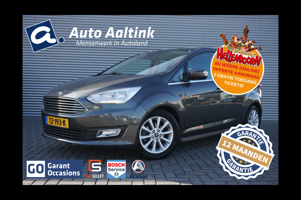 Ford C-MAX 125PK Titanium TREKHAAK | PANO | 4S BAND | ELEK.KLEP | KEYLESS!!