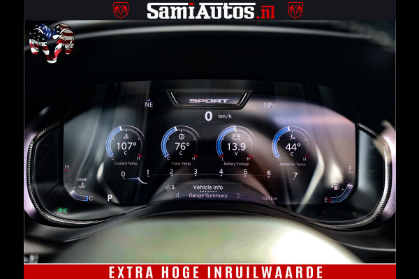 Dodge Ram 1500 GT EDITION | TRX PACK | VIRTUAL COCKPIT | HEAD-UP | ADAPTIVE CRUISE | 360 CAMERA | 5.7 HEMI V8 402PK | 4X4 | Comfortabele Dubbele Cabine met Royale 5 Zitplaatsen | BPM vrij | Nu Leverbaar uit Voorraad | Voorraad Nr 2437