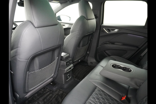Audi Q4 e-tron 50 Quattro 300pk S-Line Competition Pano-dak Leer Matrix-Led 21" 77kWh Sonos®-Audio Warmtepomp Adaptive-CruiseHead-Up-Display La Assistentie Pack Comfort-plus Pack Dynamic Pack Interieur Pack Keyless Pack Automatisch grootlicht Privacy-Glass Zeer compleet Grote Accu €75.000 nieuw