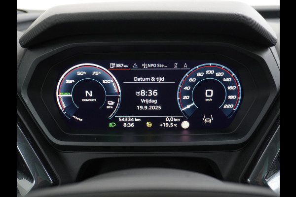 Audi Q4 e-tron 50 Quattro 300pk S-Line Competition Pano-dak Leer Matrix-Led 21" 77kWh Sonos®-Audio Warmtepomp Adaptive-CruiseHead-Up-Display La Assistentie Pack Comfort-plus Pack Dynamic Pack Interieur Pack Keyless Pack Automatisch grootlicht Privacy-Glass Zeer compleet Grote Accu €75.000 nieuw