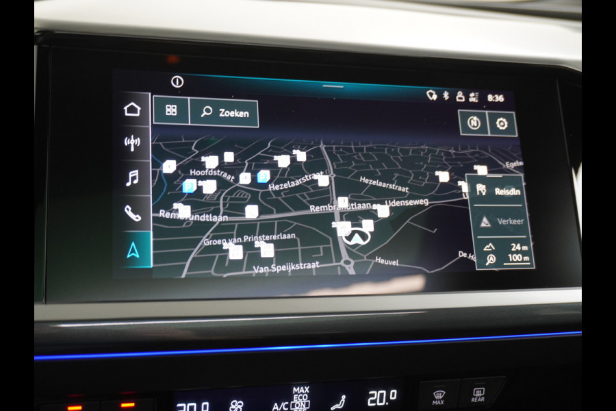 Audi Q4 e-tron 50 Quattro 300pk S-Line Competition Pano-dak Leer Matrix-Led 21" 77kWh Sonos®-Audio Warmtepomp Adaptive-CruiseHead-Up-Display La Assistentie Pack Comfort-plus Pack Dynamic Pack Interieur Pack Keyless Pack Automatisch grootlicht Privacy-Glass Zeer compleet Grote Accu €75.000 nieuw