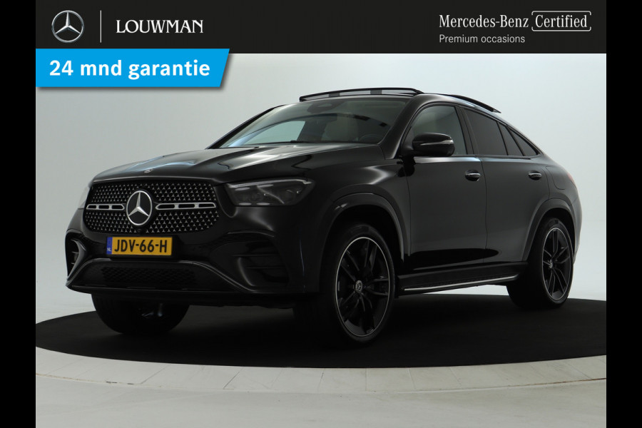Mercedes-Benz GLE Coupé 400 e 4MATIC AMG Line | AMG Line | Night Pakket | Panorama Schuif-Kanteldak | 22 Inch AMG Velgen | Burmester® | Memory Pakket Voorstoelen. Inclusief 24 maanden MB Certified garantie voor Europa.