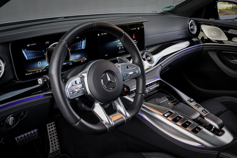 Mercedes-Benz AMG GT 4-Door Coupe AMG 63 4MATIC+ | ADAPTIVE CRUISE | ACHTERASBESTURING | PANORAMADAK | STOELVERWARMING & VERKOELING | MASSAGE | 360 CAMERA | MEMOR