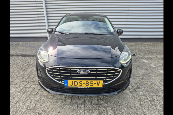 Ford Fiesta 1.0 EcoBoost Hybrid Titanium,Android/Carplay/navigatie,airco.cruise,stoel/stuur/voorruit verwarming,parkeesensoren,