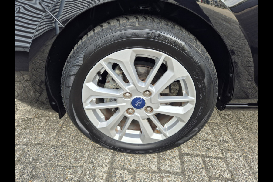 Ford Fiesta 1.0 EcoBoost Hybrid Titanium,Android/Carplay/navigatie,airco.cruise,stoel/stuur/voorruit verwarming,parkeesensoren,