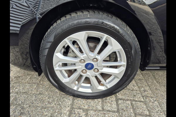 Ford Fiesta 1.0 EcoBoost Hybrid Titanium,Android/Carplay/navigatie,airco.cruise,stoel/stuur/voorruit verwarming,parkeesensoren,