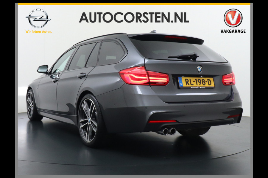BMW 3 Serie Touring 330i AUT-8 M-Sport Pack Leder+Memory Harman&Kardon® Audio Adap.Cruise Apple Carplay Head-Up Navi 19" Virtual CockpitCame Lmv  Stoelverwarming DAB Elek.Achterklep Zwarte-Hemel Adaptieve Led Wifi Surround Camera Origineel Nederlandse Auto Zeer compleet! € 71.000 nieuwprijs !
