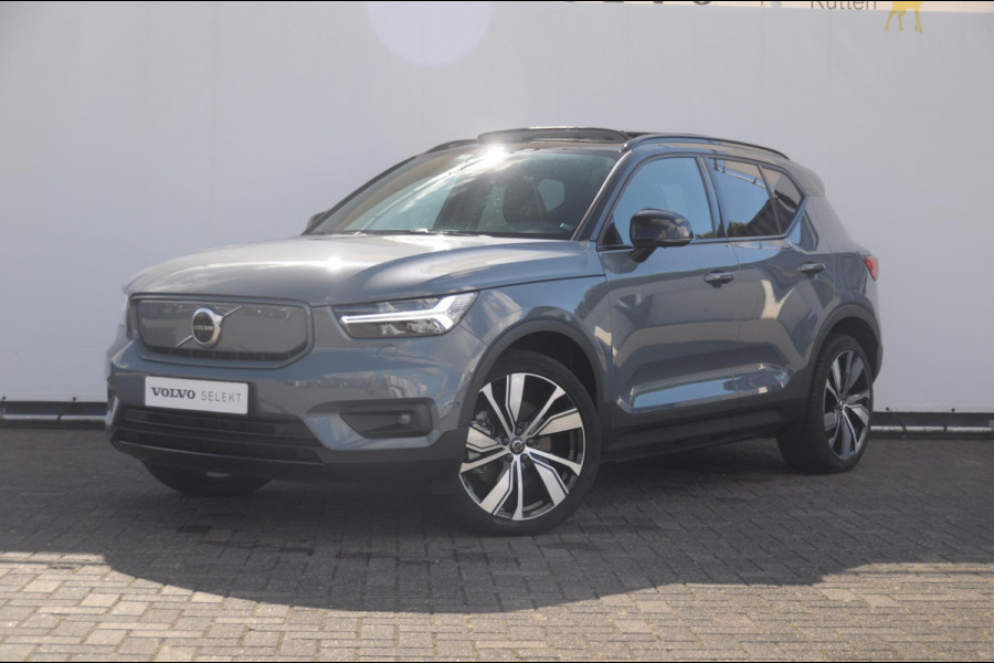 Volvo XC40 232PK Automaat Recharge Pro / Adaptieve cruise control/ Panoramadak/ Elektrische stoelen met geheugen/ BLIS/ Elektrische achterklep/ Parkeersensoren met 360 Camera/ Stoel en stuurwielverwarming/ Mistlampen/ Luxe bekleding/ 20" Velgen/ Harman kardon audio/ Apple carplay