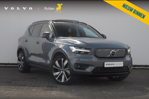 Volvo XC40 232PK Automaat Recharge Pro / Adaptieve cruise control/ Panoramadak/ Elektrische stoelen met geheugen/ BLIS/ Elektrische achterklep/ Parkeersensoren met 360 Camera/ Stoel en stuurwielverwarming/ Mistlampen/ Luxe bekleding/ 20" Velgen/ Harman kardon audio/ Apple carplay