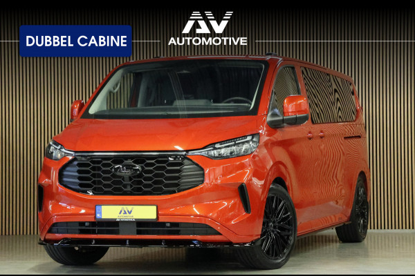 Ford Transit Custom 320 2.0 TDCI 170PK L2H1 DC LIMITED | L+R Schuifdeur | Dubbel Cabine | ACC | Blind Spot | Navigatie | Camera | CarPlay | Lane Ass Raptor Edition | Trekhaak | 6-Zitter | Verlengde fabrieksgarantie tot 09-2029