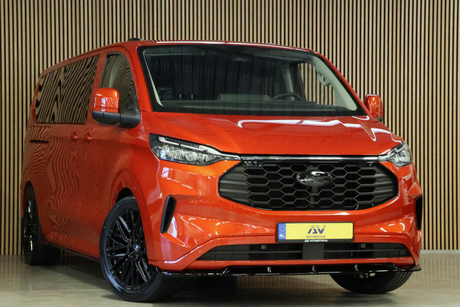 Ford Transit Custom 320 2.0 TDCI 170PK L2H1 DC LIMITED | L+R Schuifdeur | Dubbel Cabine | ACC | Blind Spot | Navigatie | Camera | CarPlay | Lane Ass Raptor Edition | Trekhaak | 6-Zitter | Verlengde fabrieksgarantie tot 09-2029