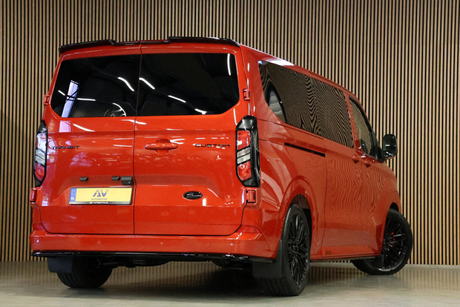 Ford Transit Custom 320 2.0 TDCI 170PK L2H1 DC LIMITED | L+R Schuifdeur | Dubbel Cabine | ACC | Blind Spot | Navigatie | Camera | CarPlay | Lane Ass Raptor Edition | Trekhaak | 6-Zitter | Verlengde fabrieksgarantie tot 09-2029