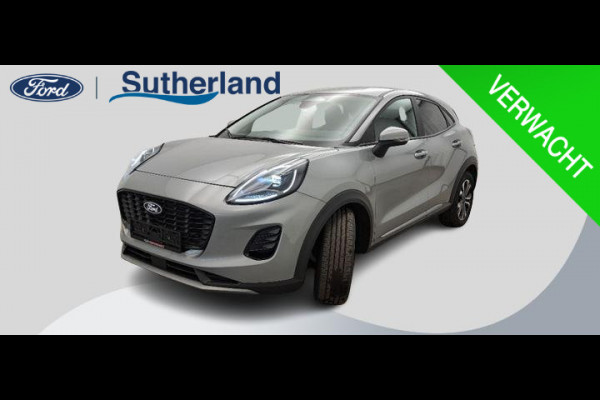Ford Puma 1.0 EcoBoost Hybrid Titanium 125pk | Slechts 2.100km! |SYNC 4 Navigatie | Draadloos Carplay/Android auto | Led verlichting